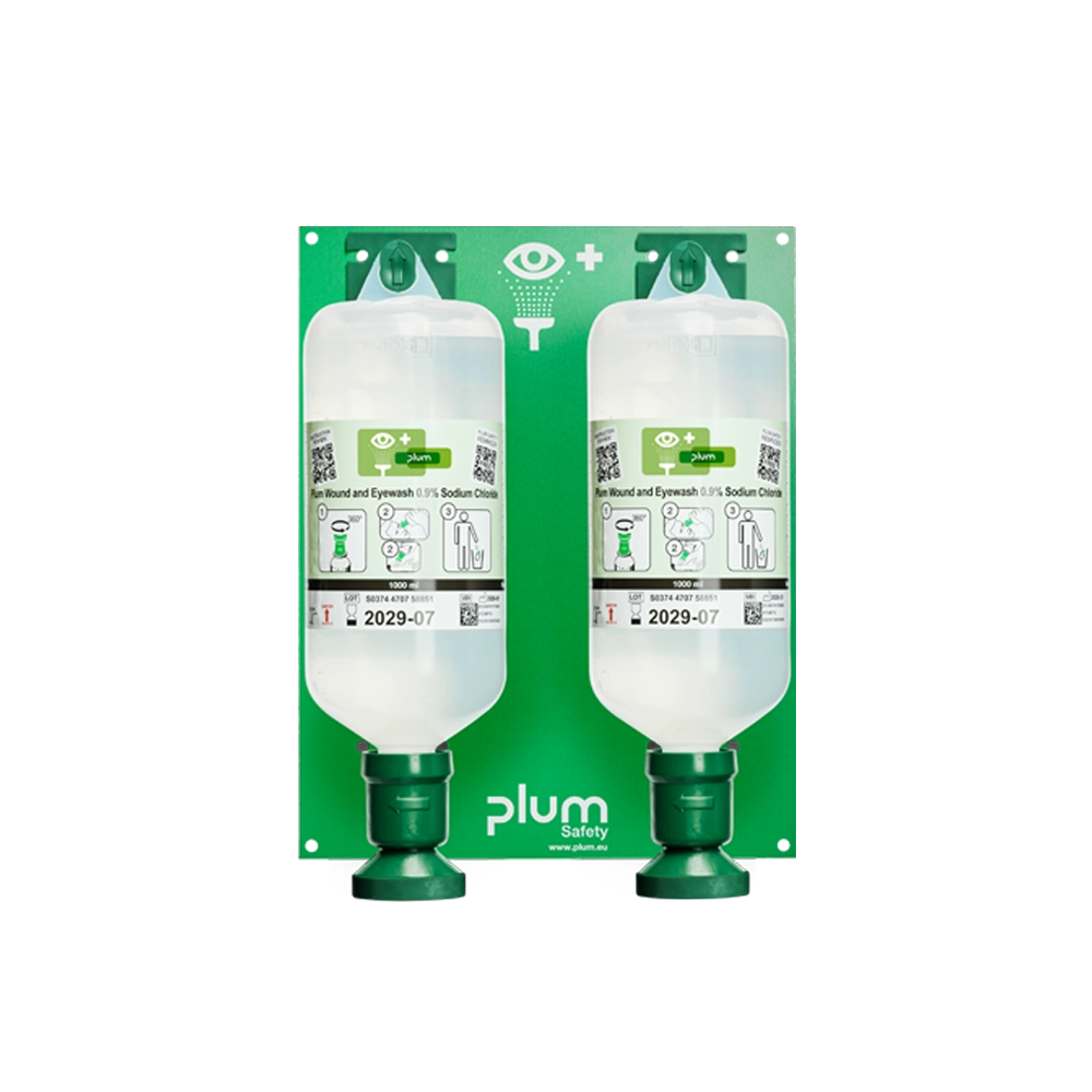 Plum Open Station Double / 2 x 1000 ml 0.9% sodium chloride