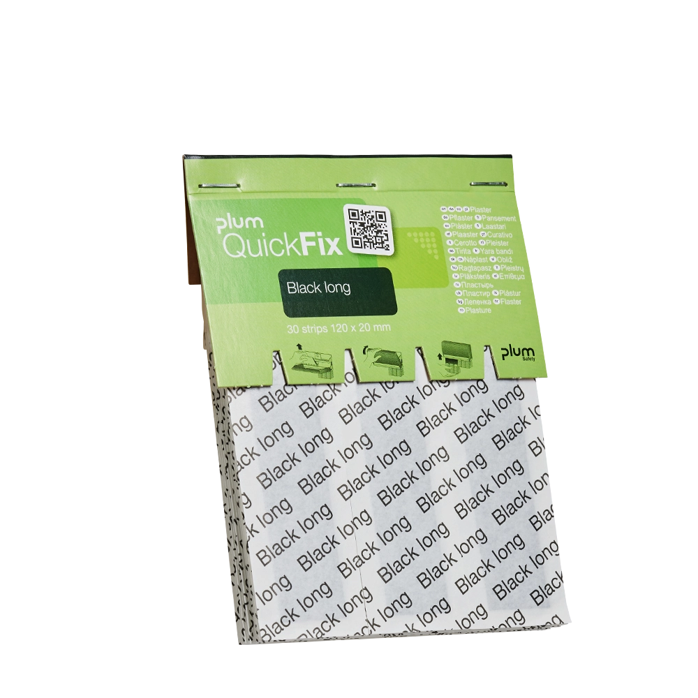 Plum QuickFix Black long / refill / 30 pcs